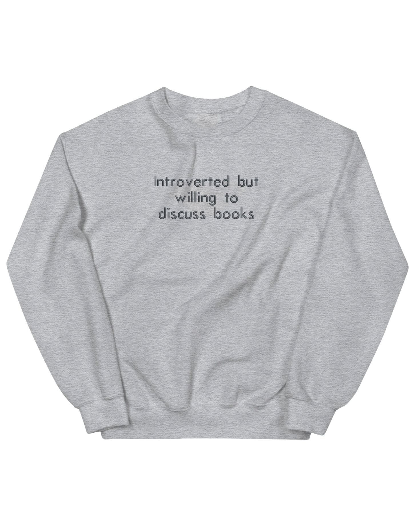 Introverted sweatshirt bookish - Thread Muse