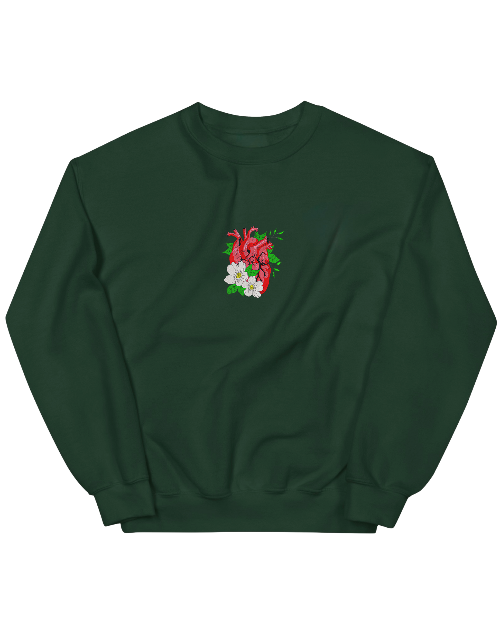 Floral heart sweatshirt - Thread Muse
