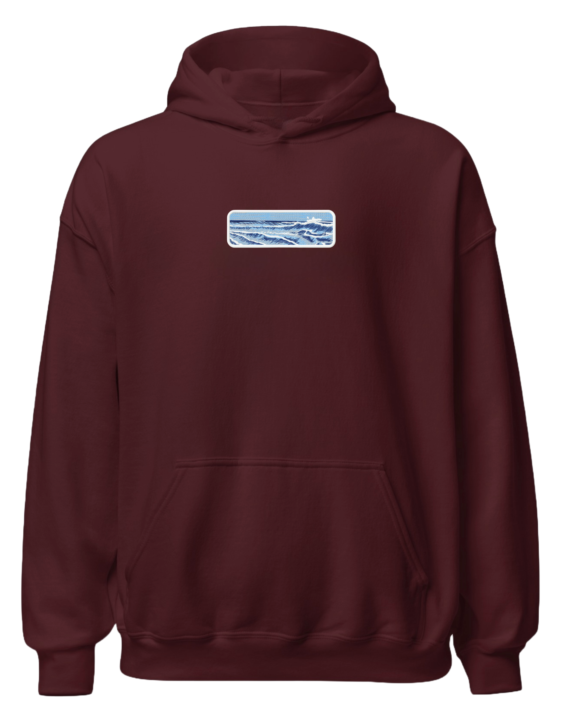 Japanese ocean waves hoodie Picturi - Thread Muse