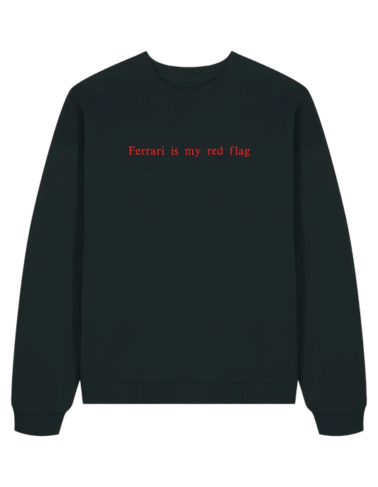 Red flag sweatshirt F1 - Thread Muse