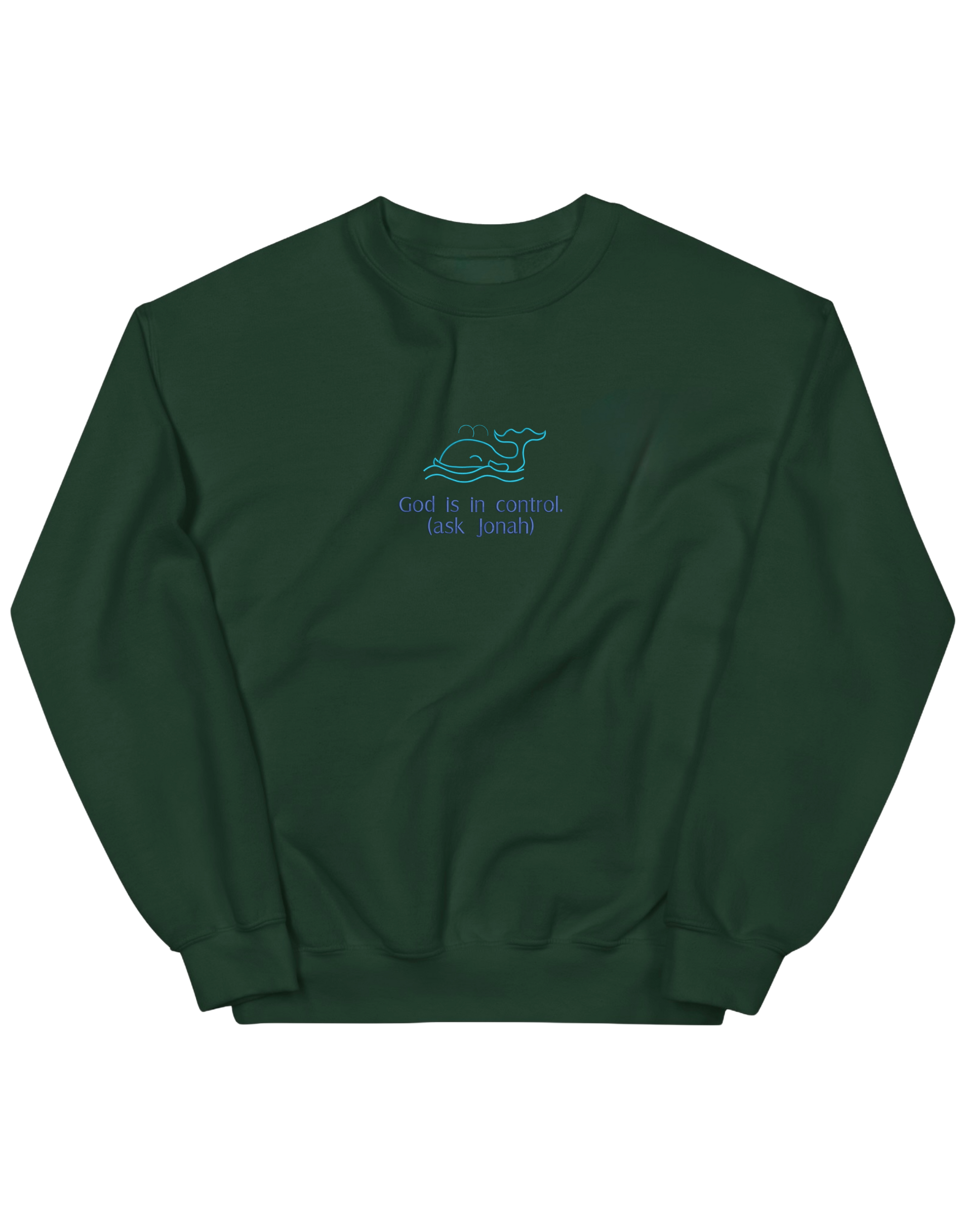 God is in control sweatshirt - Thread Muse