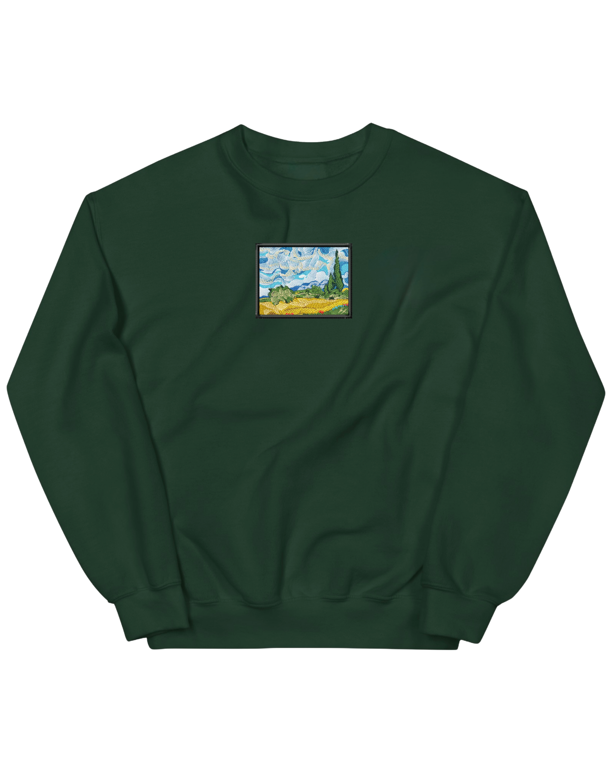 Wheat field with cypresses Van Gogh sweatshirt Picturi - Thread Muse