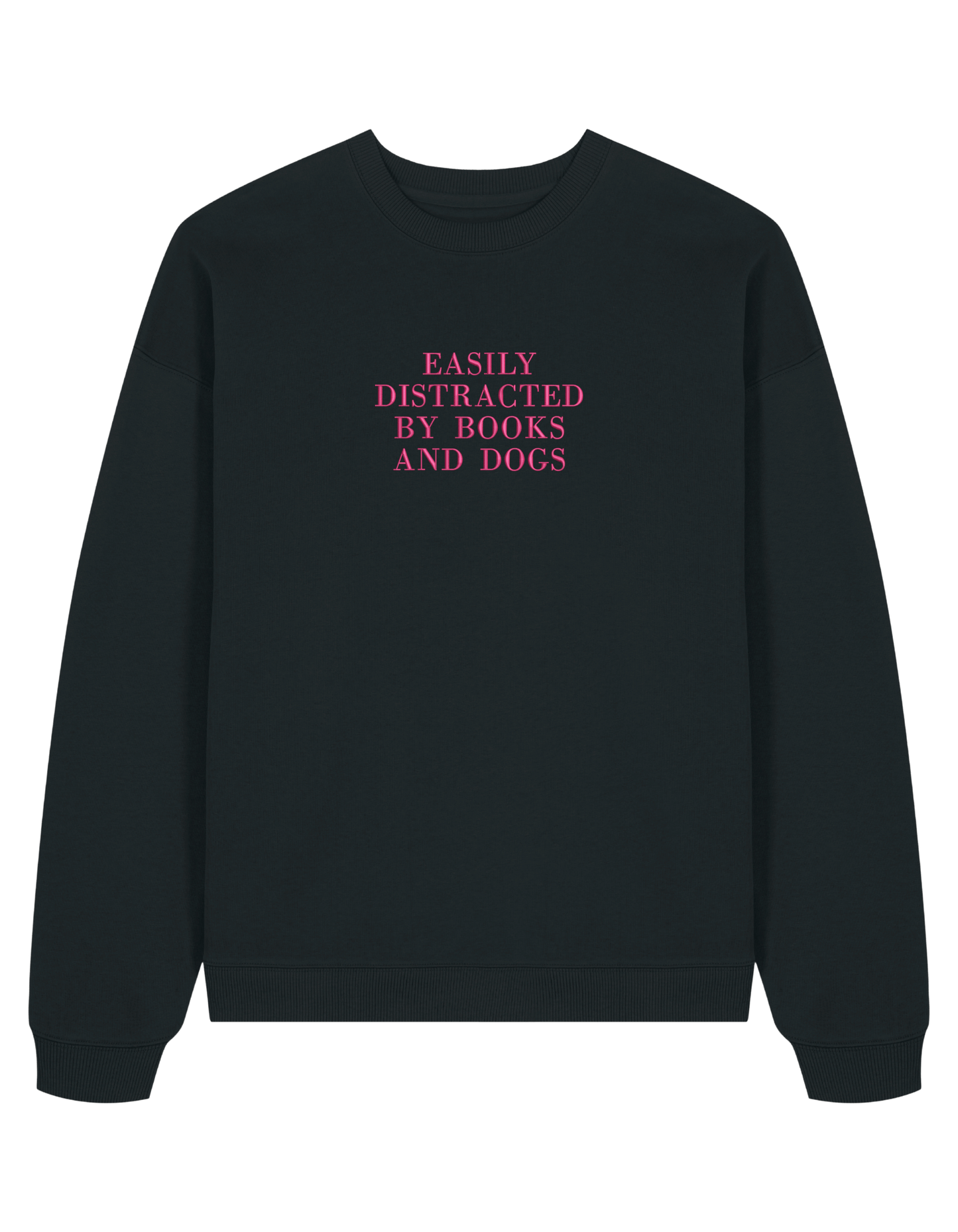 Distracted sweatshirt bookish