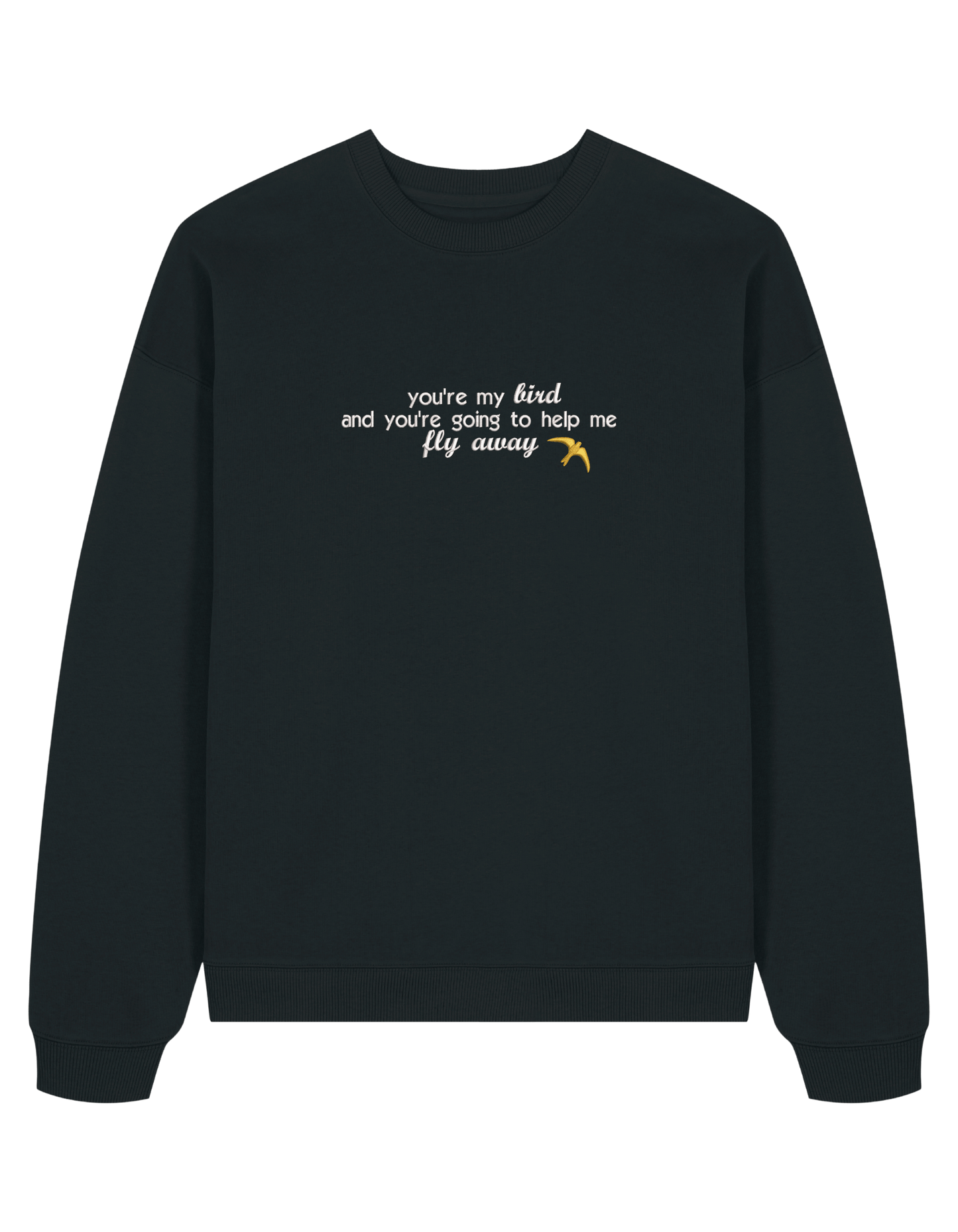 Fly away oversized sweatshirt Shatter me