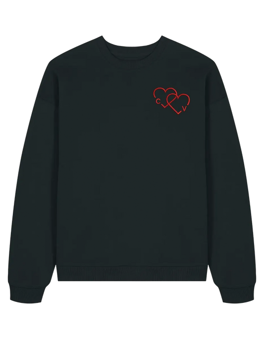Hearts initiale sweatshirt - Thread Muse