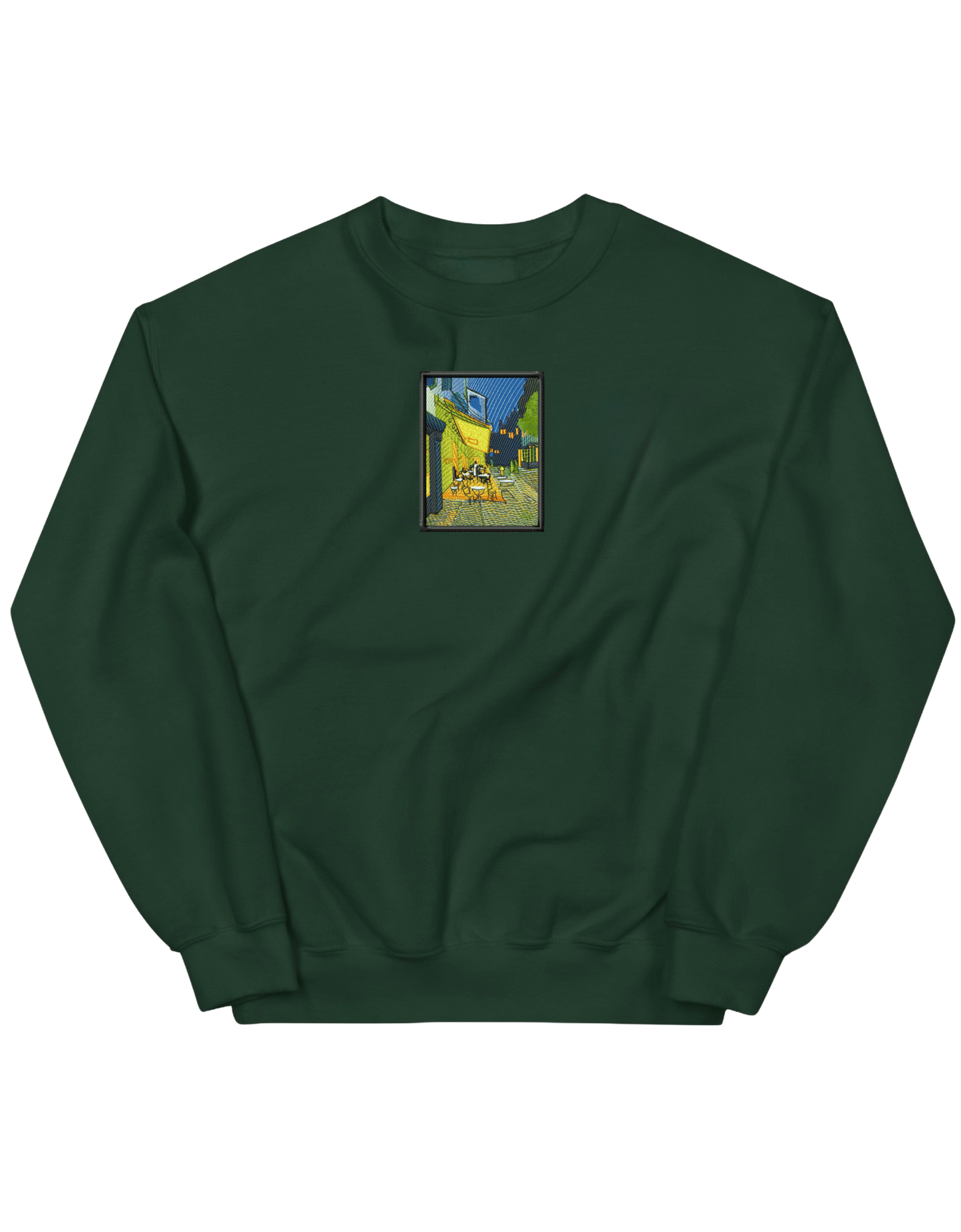 Cafe terrace at night Van Gogh sweatshirt Picturi - Thread Muse