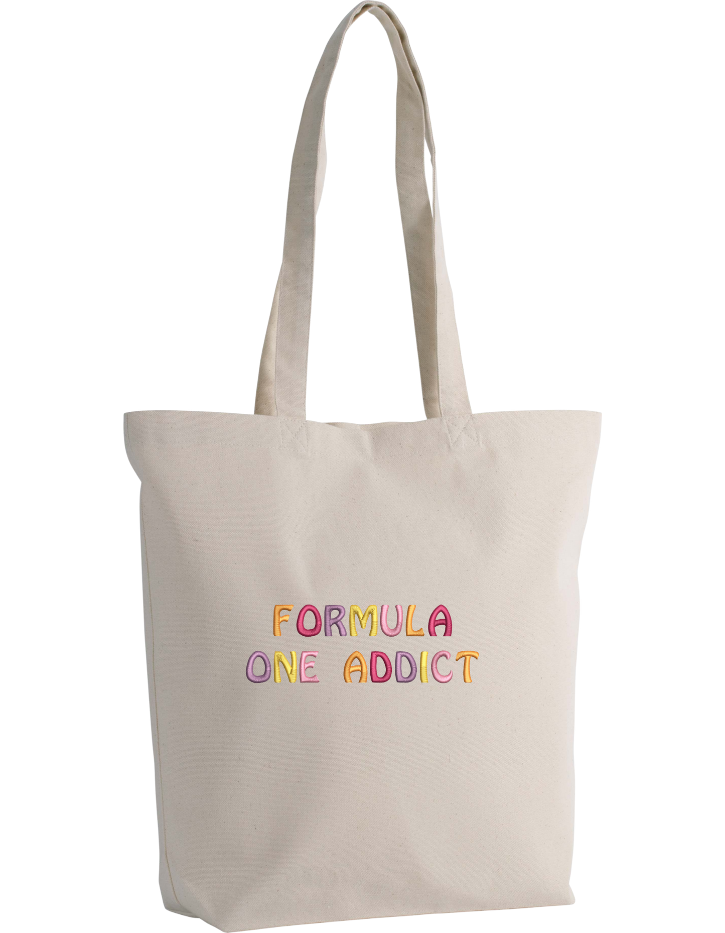 Formula one addict tote bag