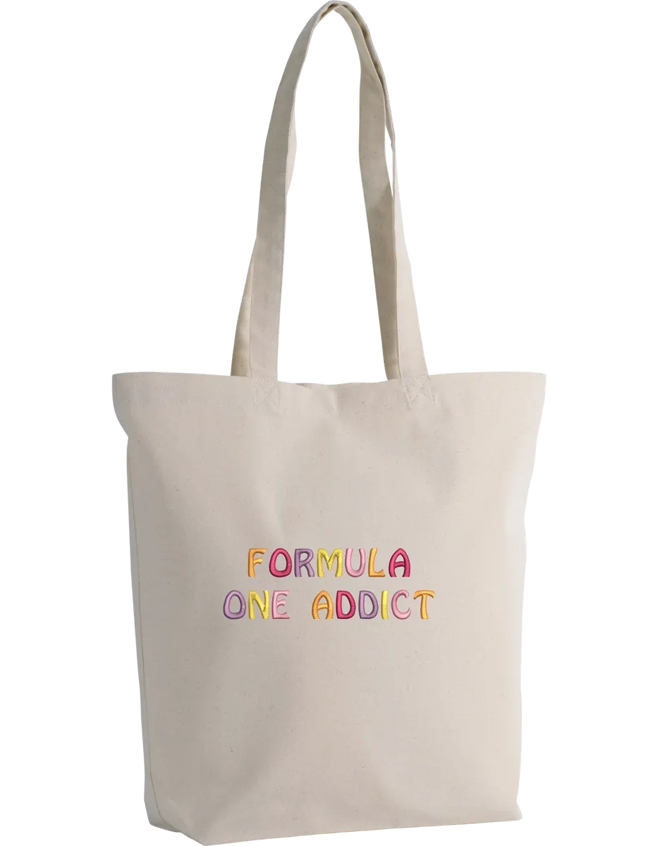 Formula one addict tote bag - Thread Muse