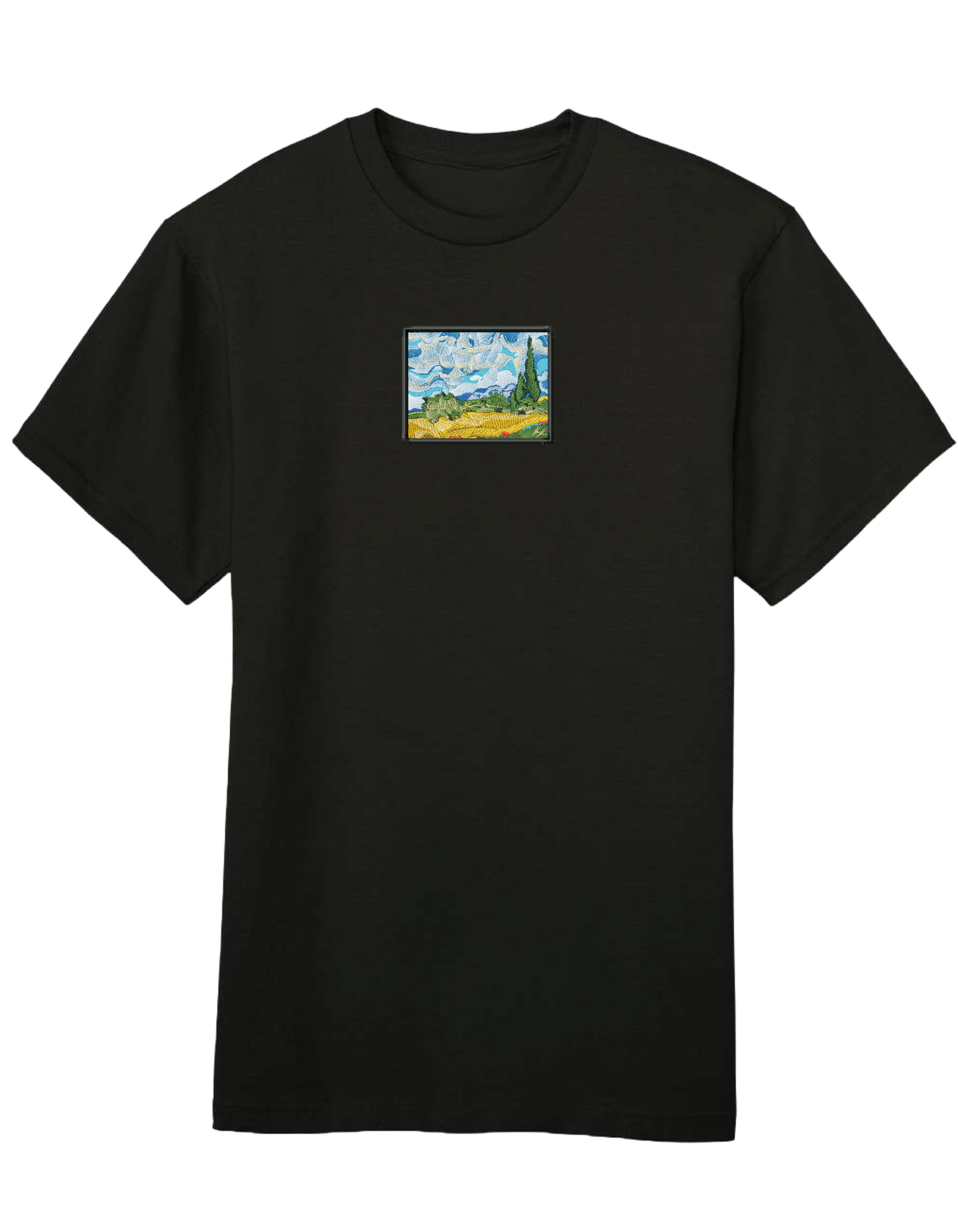 Wheat field with cypresses Van Gogh tricou Picturi - Thread Muse