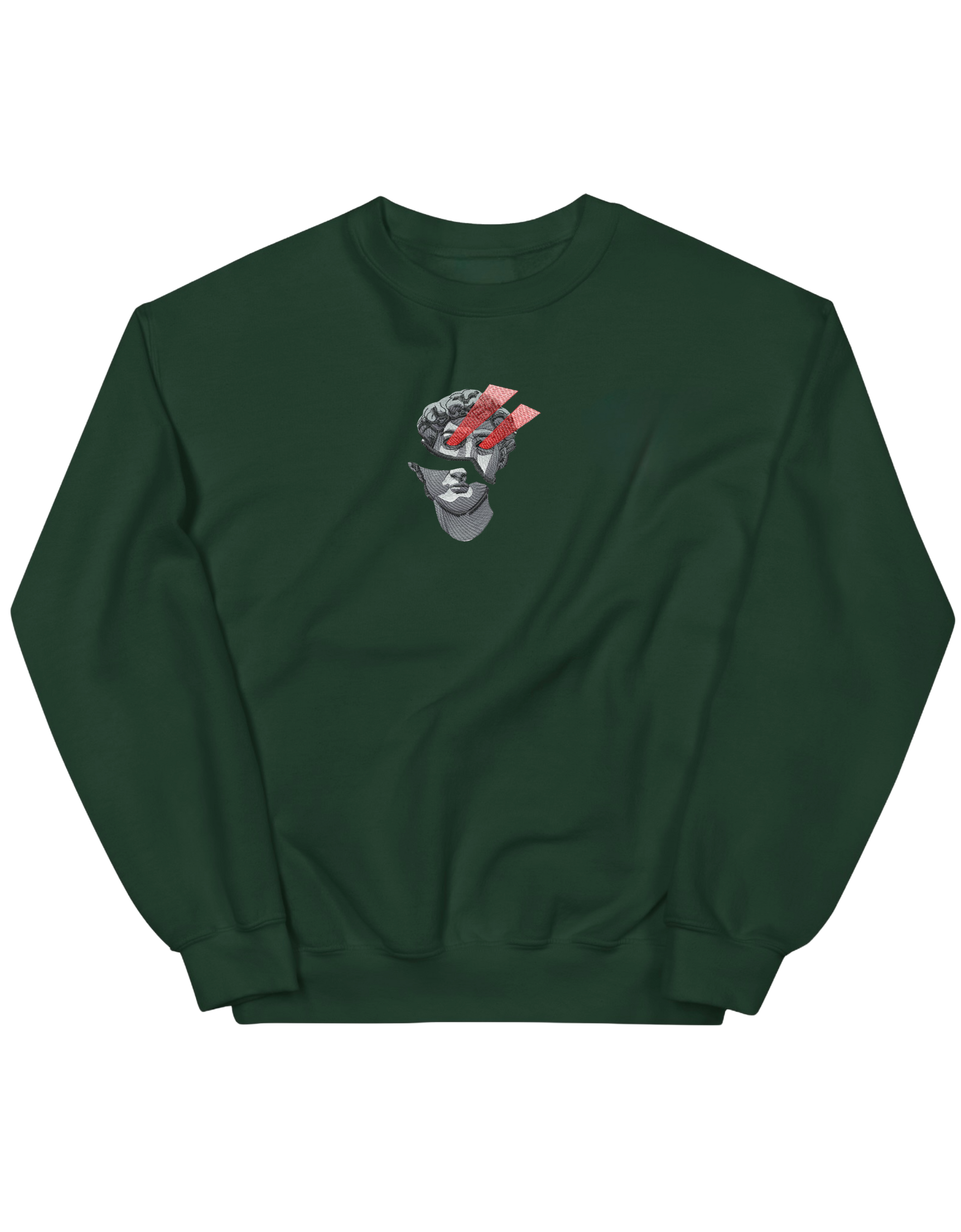 David laser eyes sweatshirt Sculpturi - Thread Muse