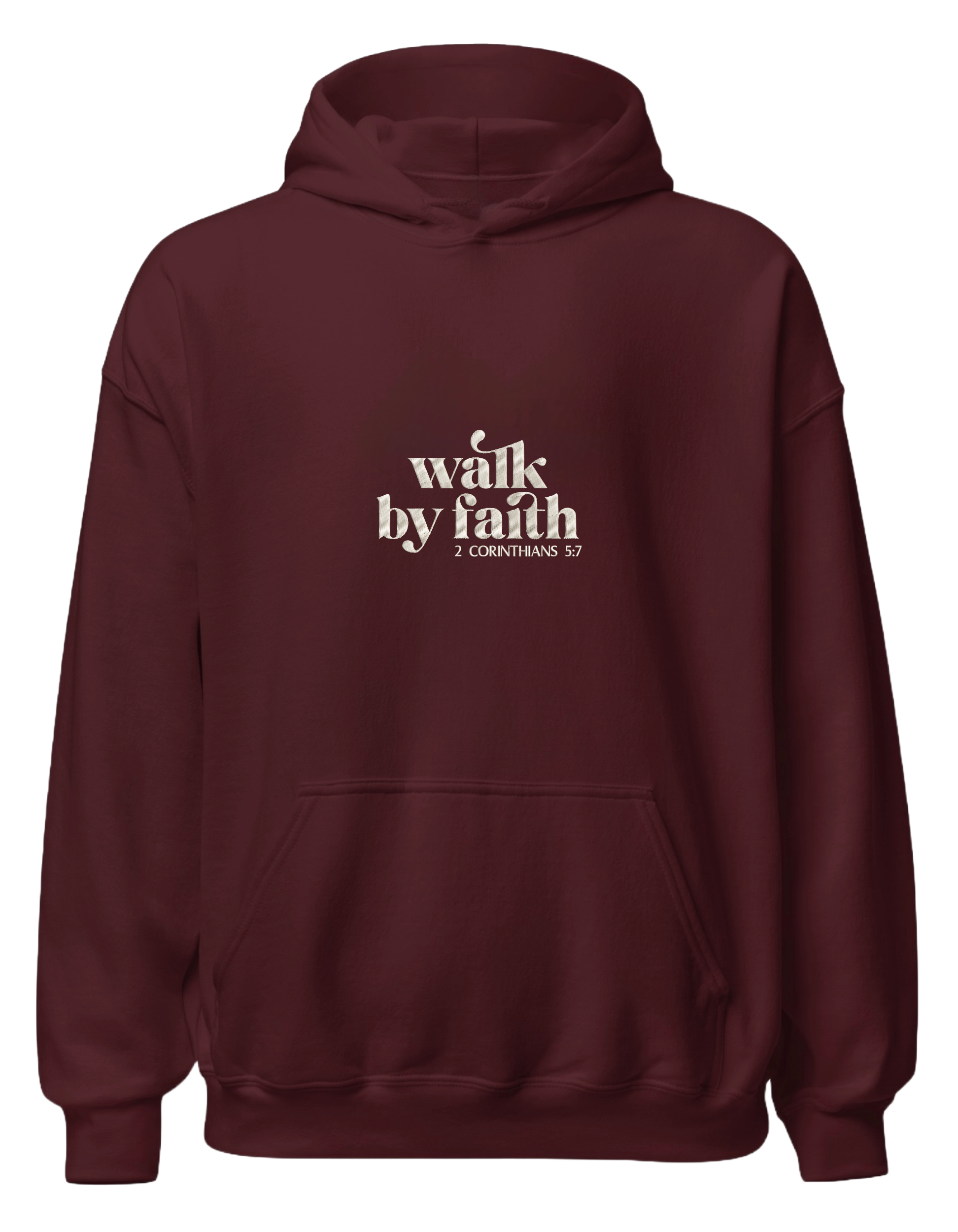 Walk by faith hoodie - Thread Muse