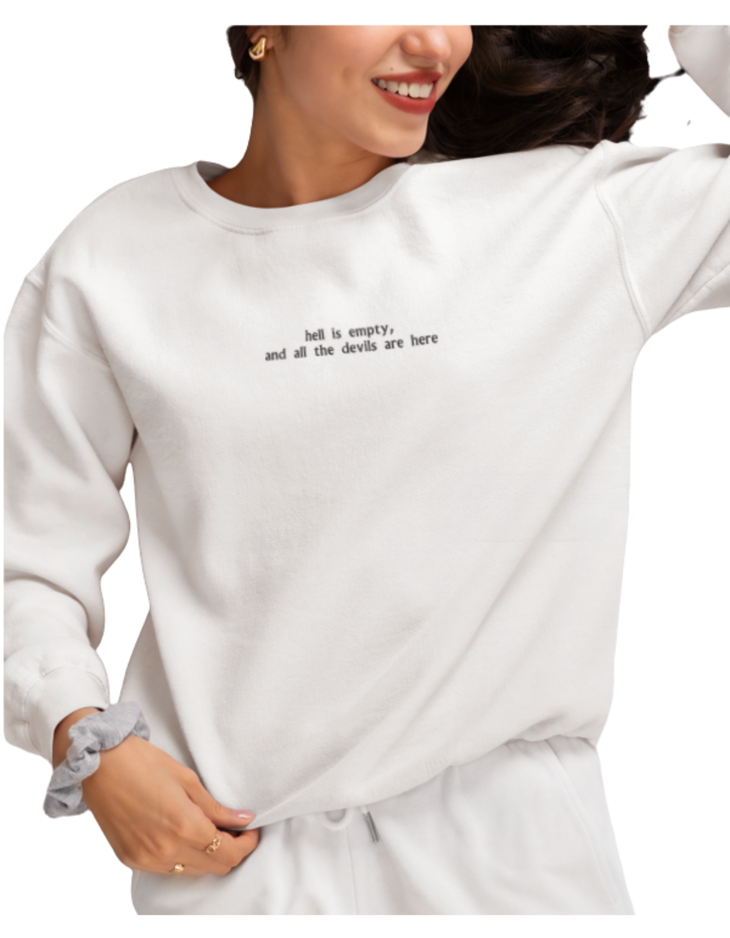 Hell is empty sweatshirt Shatter me - Thread Muse