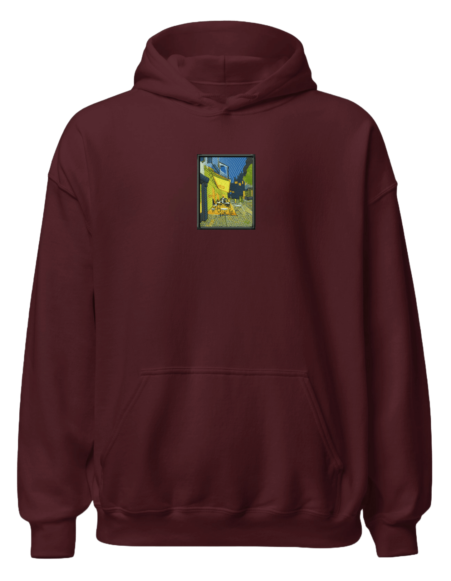 Cafe terrace at night Van Gogh hoodie Picturi - Thread Muse