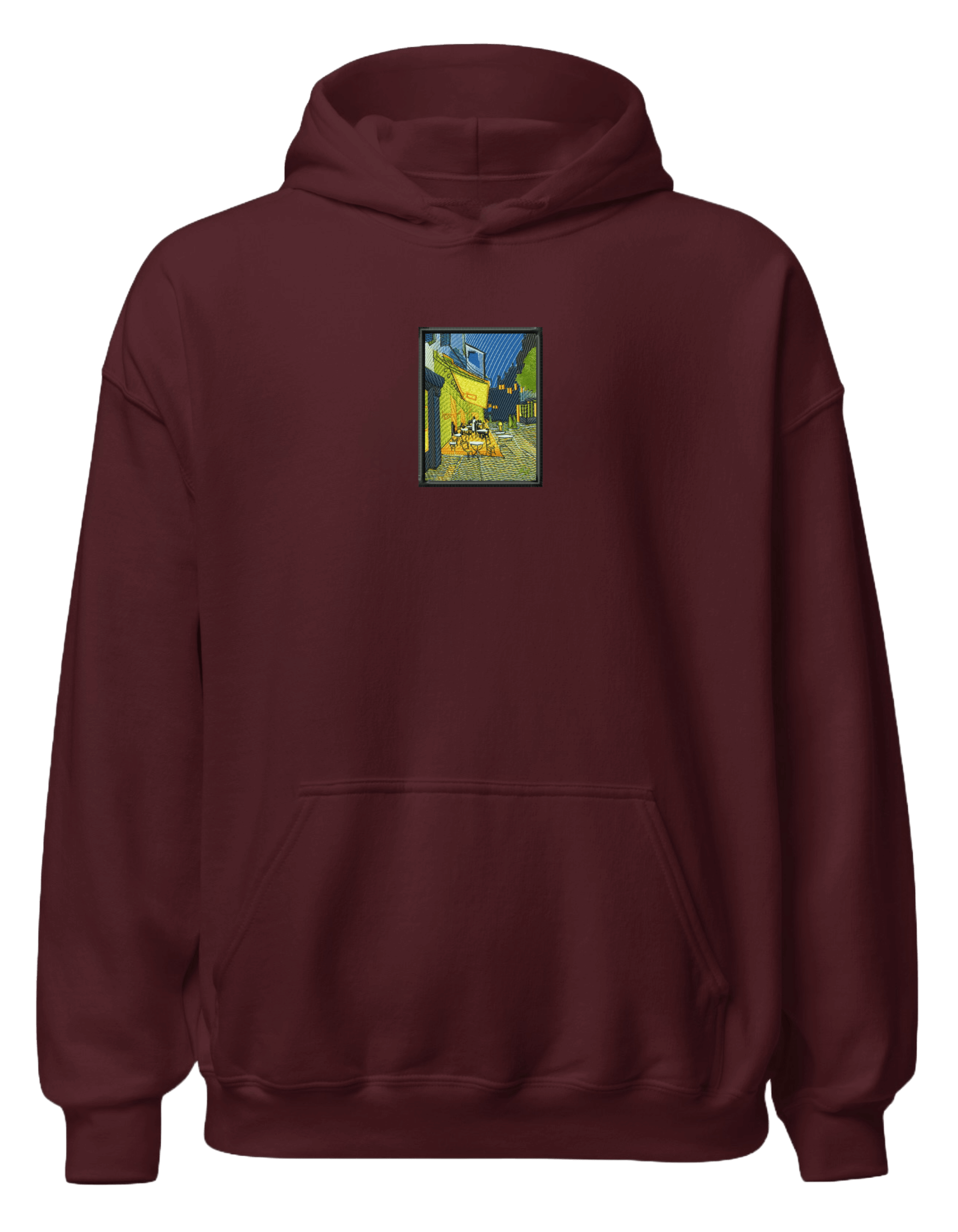Cafe terrace at night Van Gogh hoodie Picturi - Thread Muse