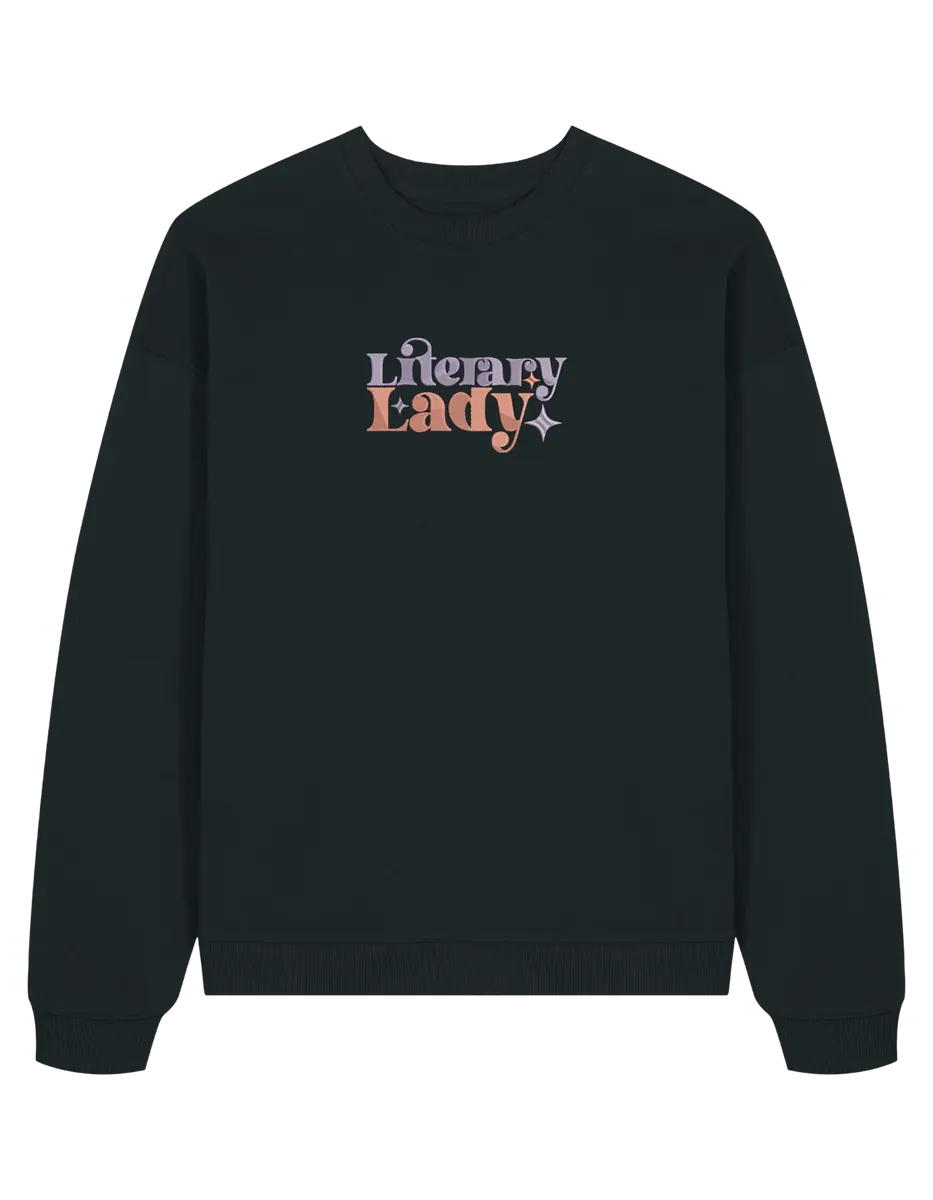 Lady sweatshirt bookish - Thread Muse