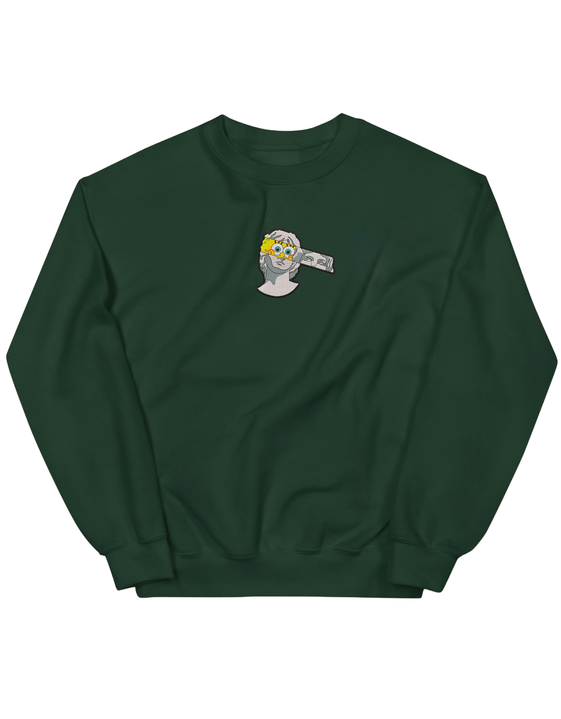 Spongebob statue sweatshirt Sculpturi - Thread Muse