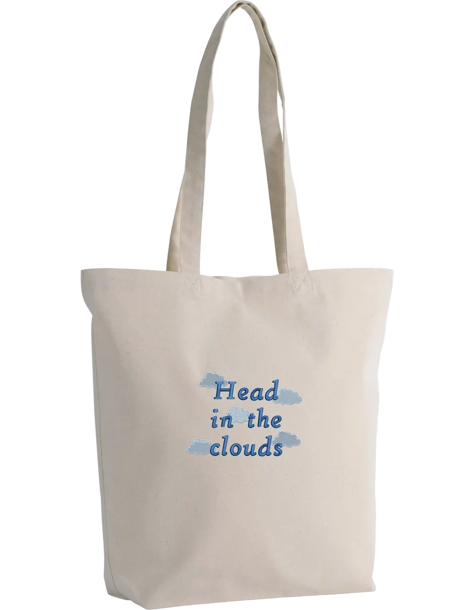 Head in the clouds tote bag - Thread Muse