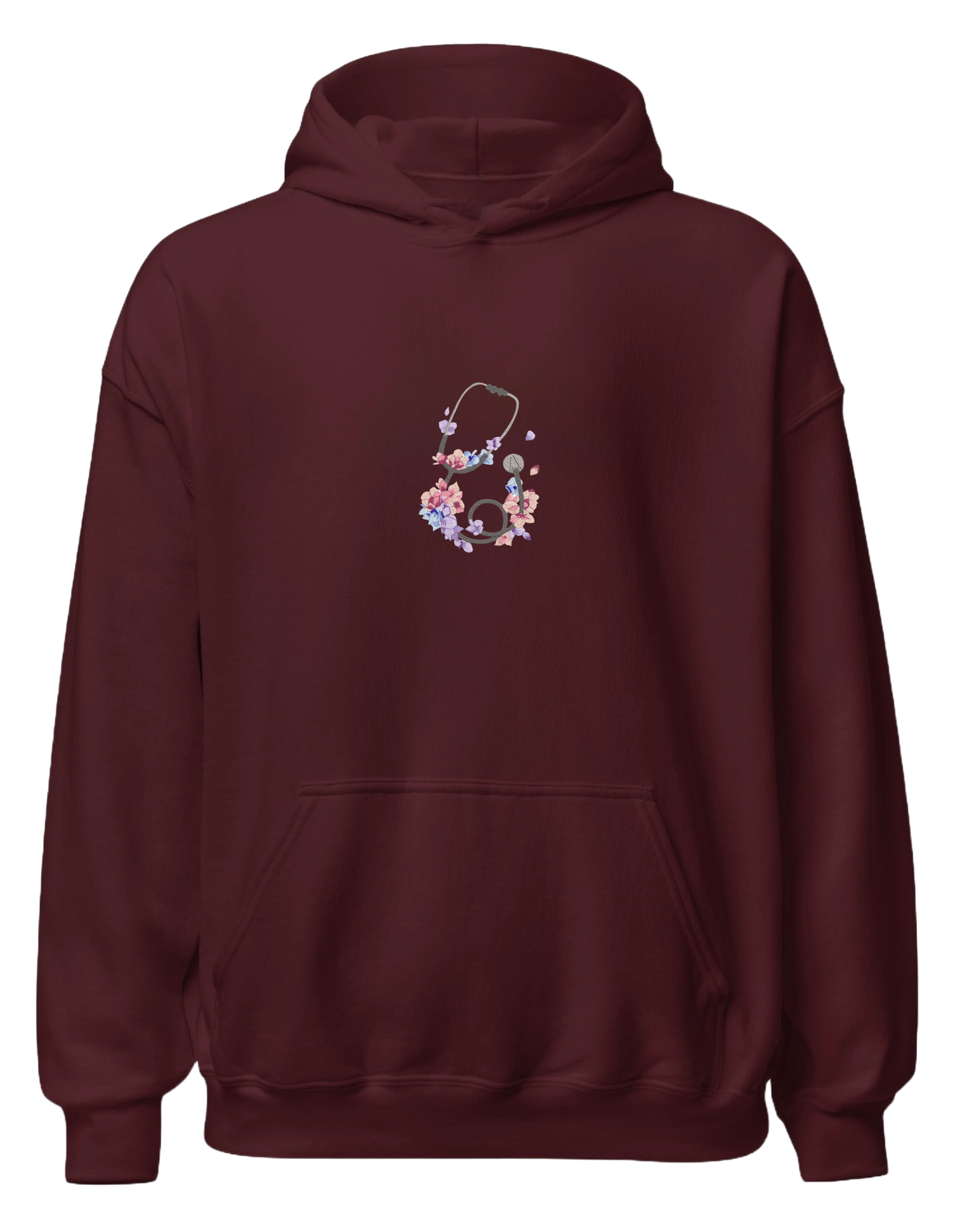 Stetoscop floral hoodie - Thread Muse