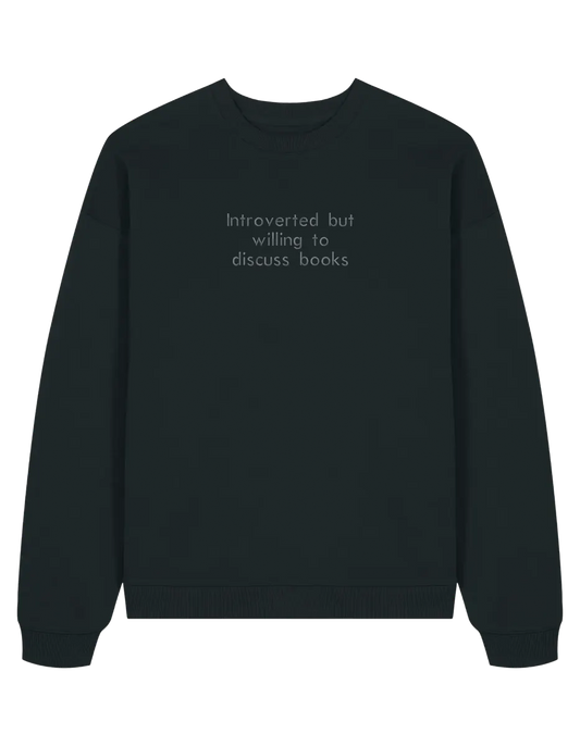 Introverted sweatshirt bookish - Thread Muse