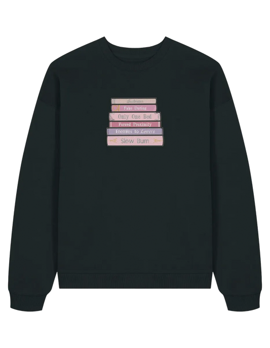 Tropes sweatshirt bookish - Thread Muse