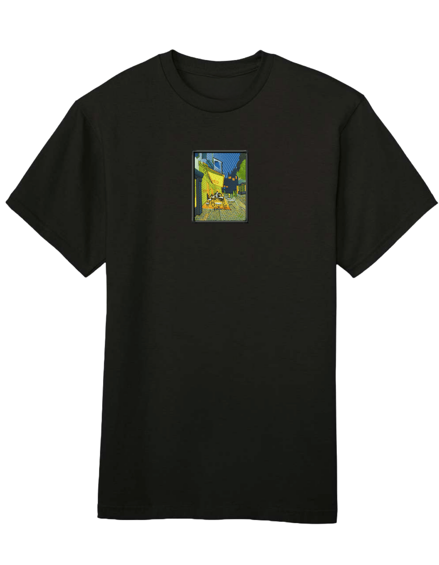 Cafe terrace at night Van Gogh tricou Picturi - Thread Muse