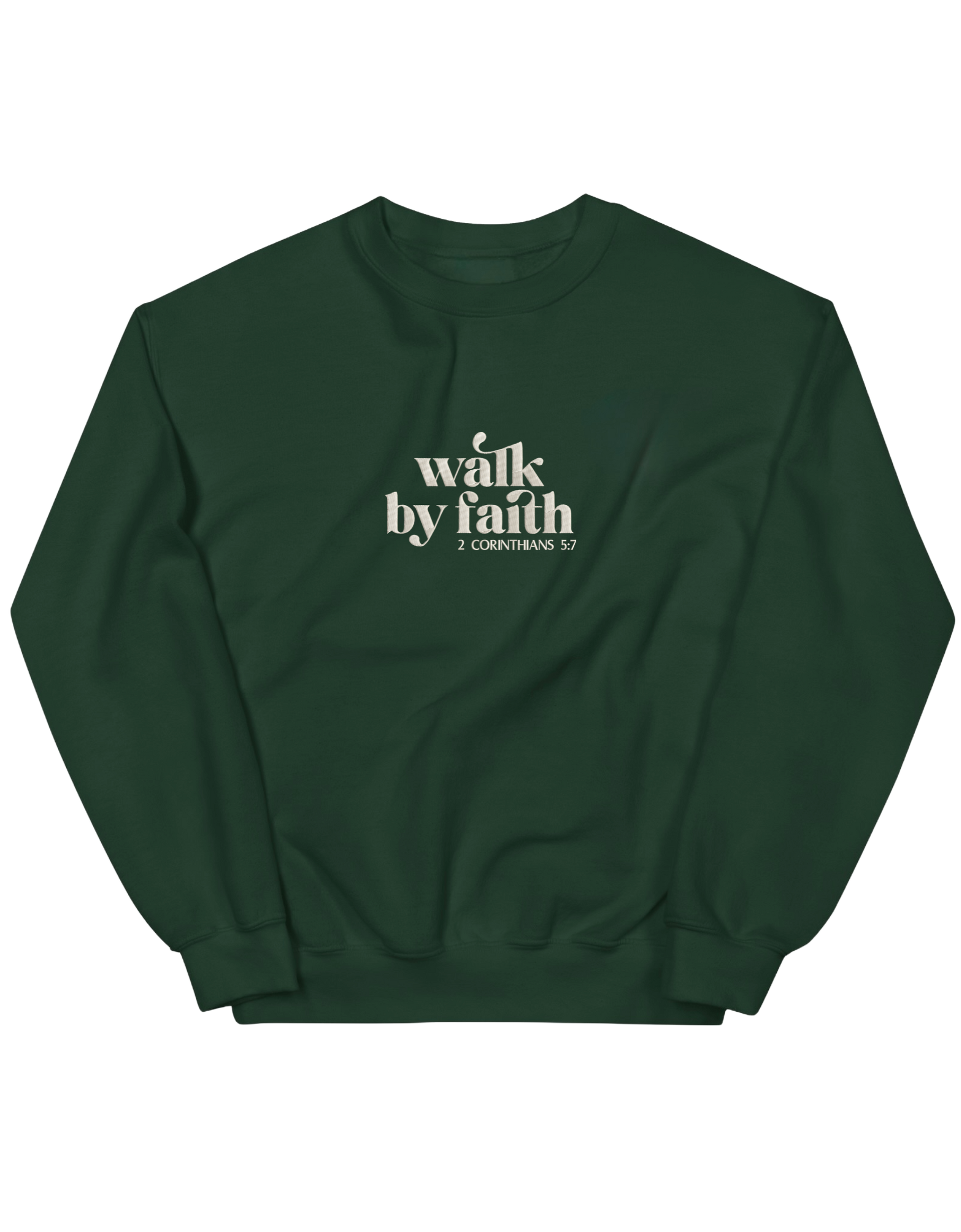 Walk by faith sweatshirt - Thread Muse