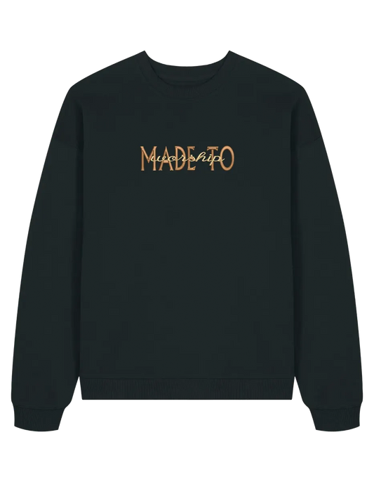 Made to worship maro sweatshirt - Thread Muse