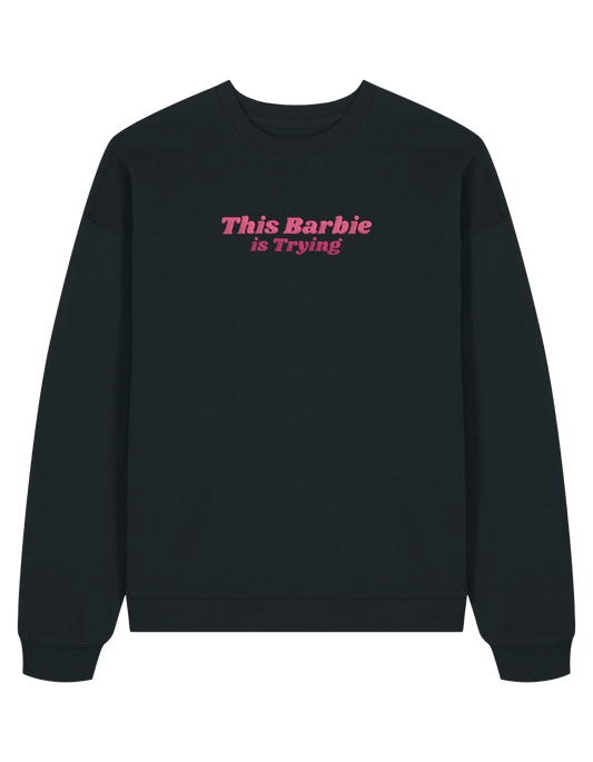 This Barbie sweatshirt Girly