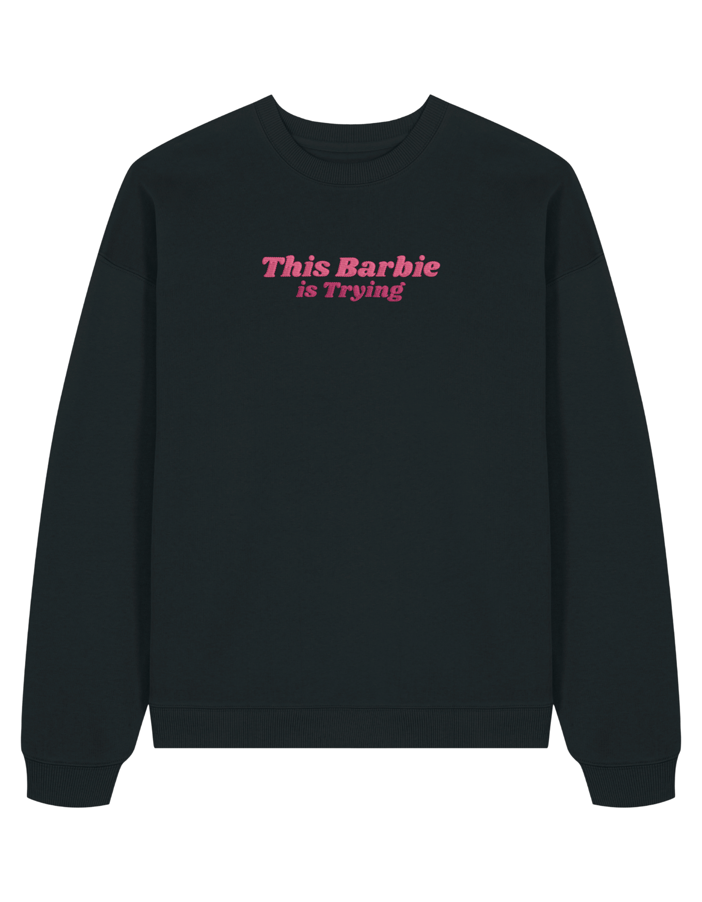 This Barbie sweatshirt Girly