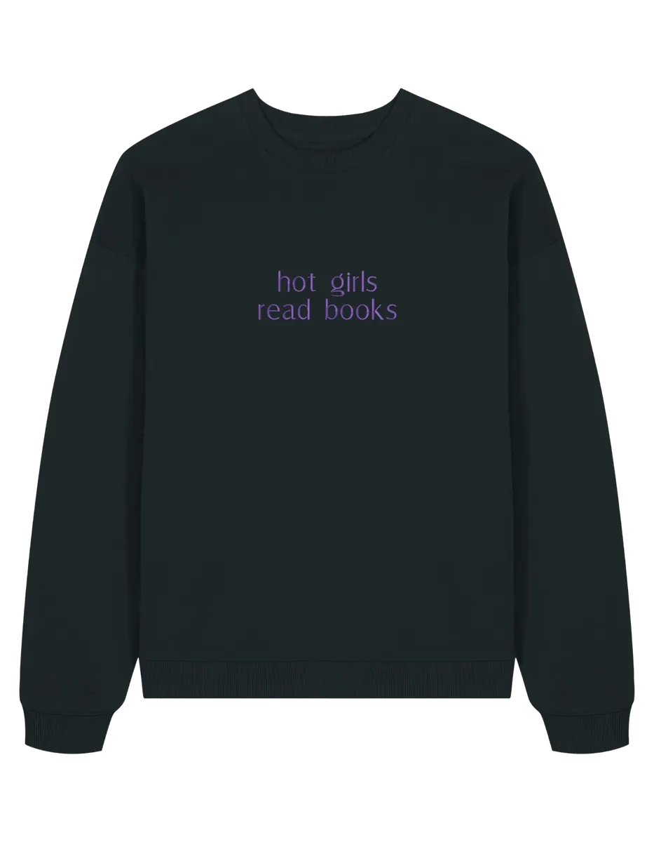 Hot girls sweatshirt bookish - Thread Muse