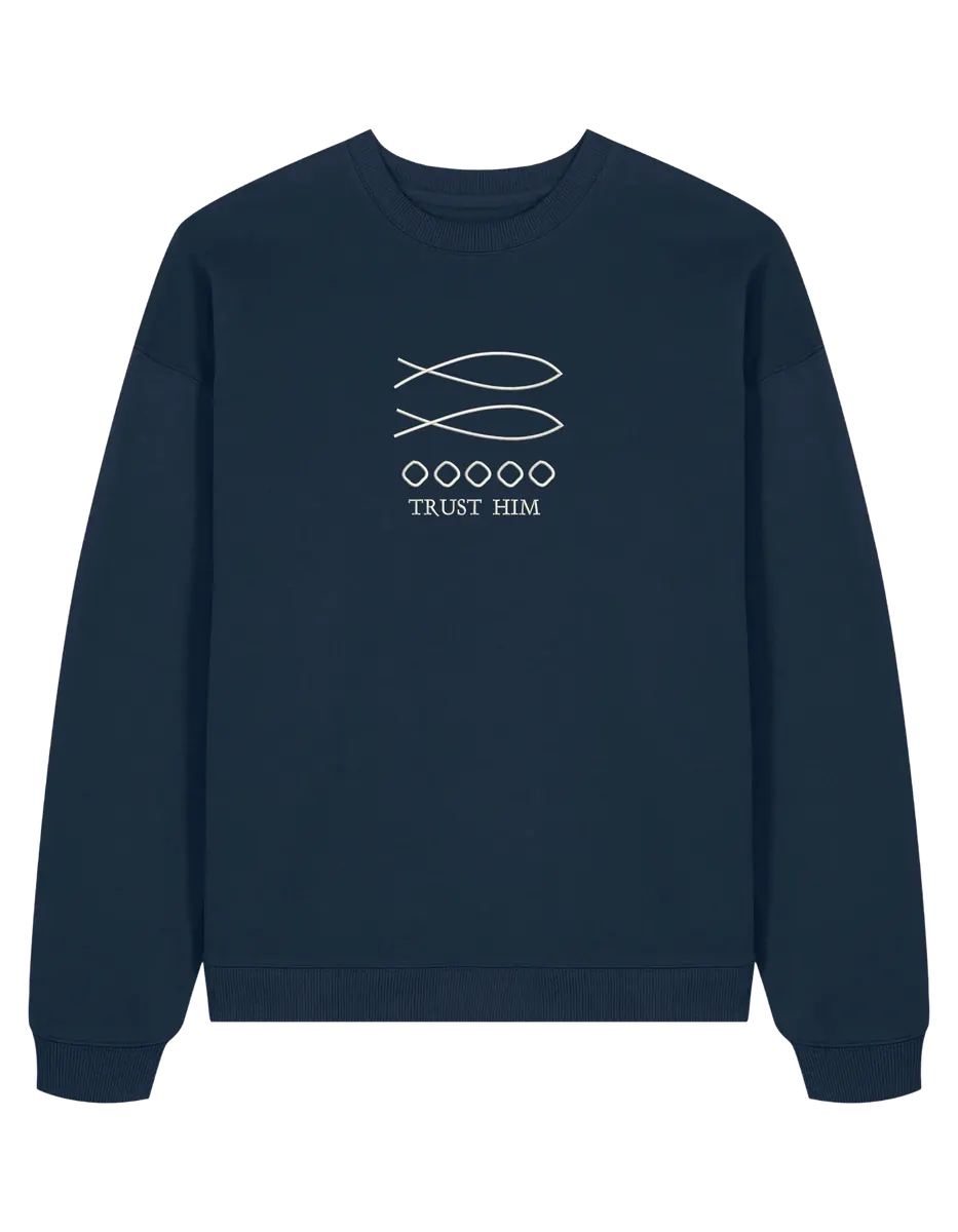 Trust him sweatshirt - Thread Muse