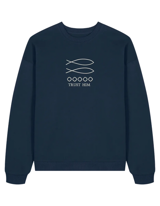 Trust him sweatshirt - Thread Muse