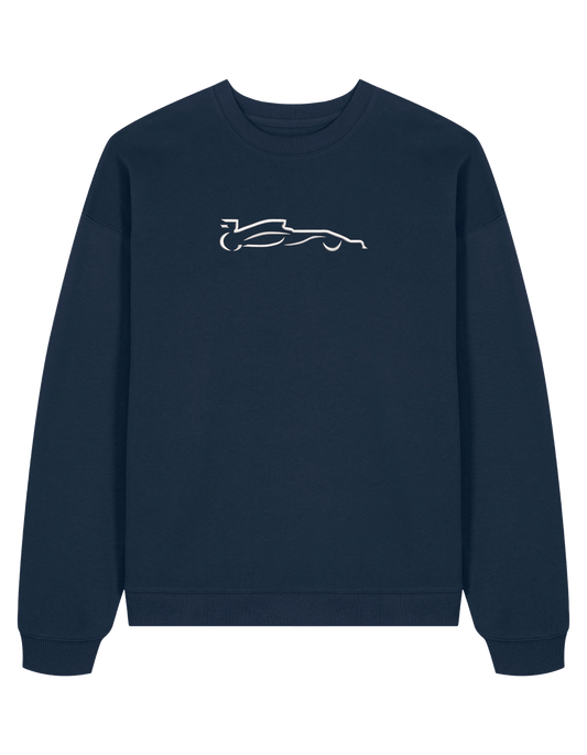 Race car outline sweatshirt F1 - Thread Muse
