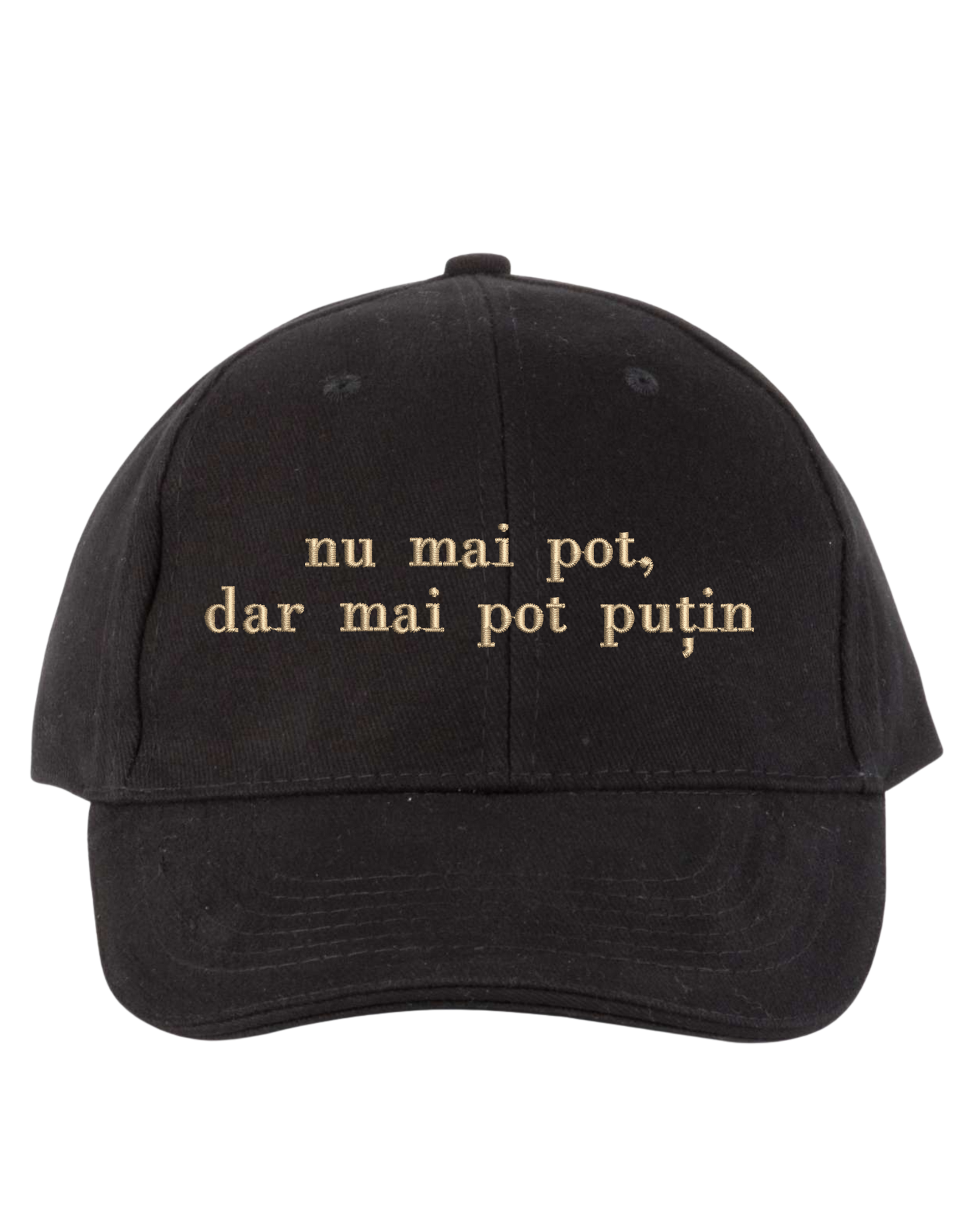 Sapca unisex Mai pot putin brodata - Thread Muse