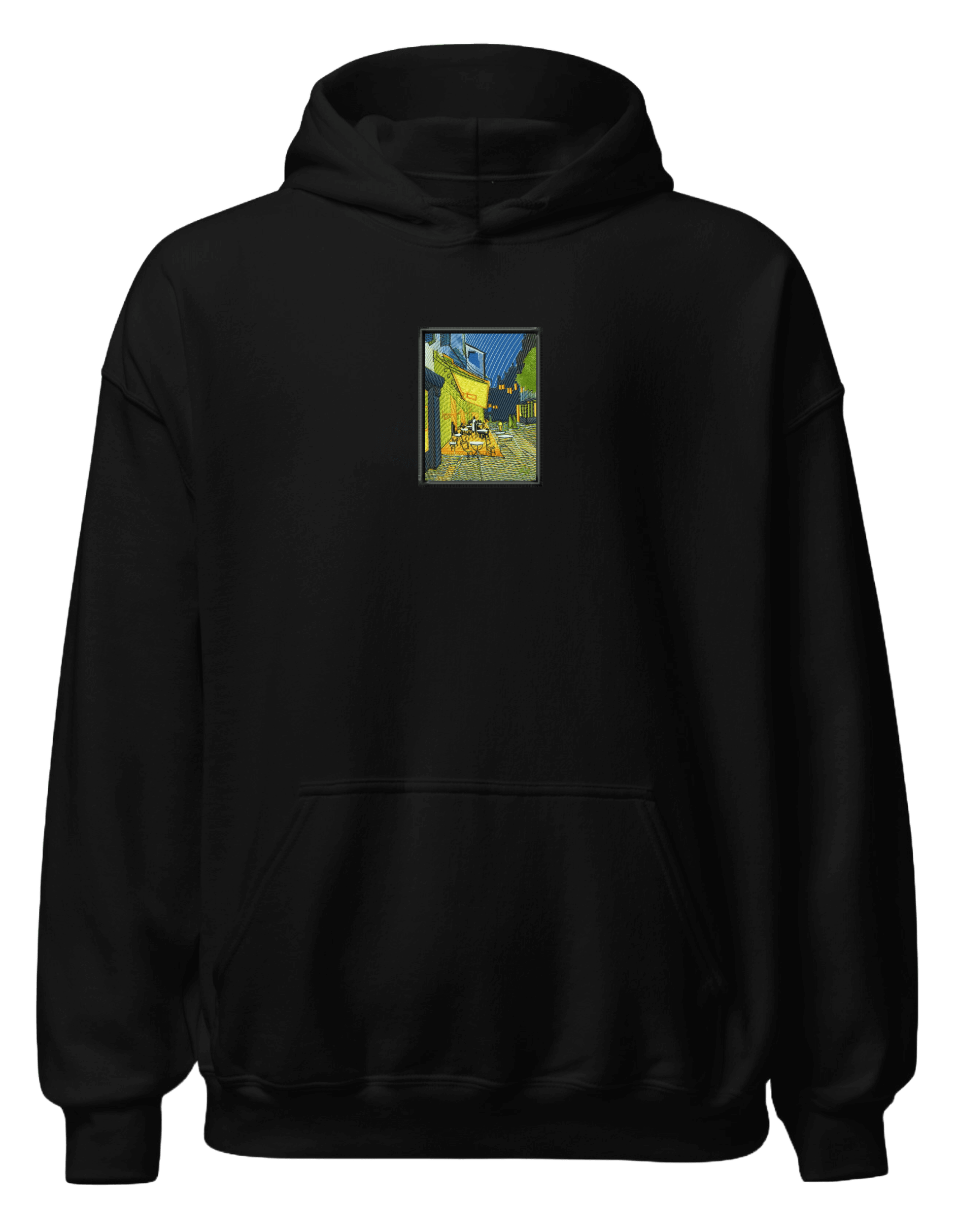Cafe terrace at night Van Gogh hoodie Picturi - Thread Muse