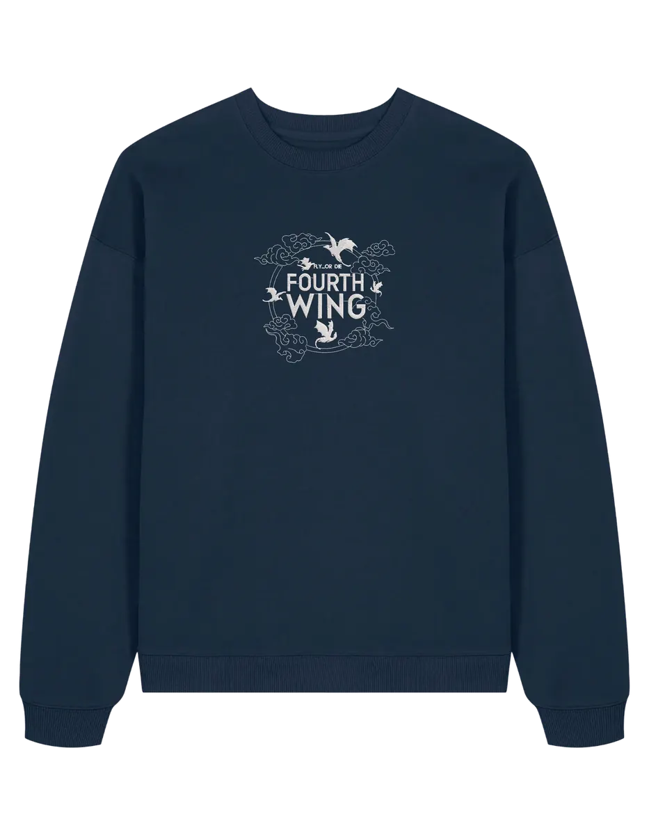 Fourth wing sweatshirt oversized - Thread Muse