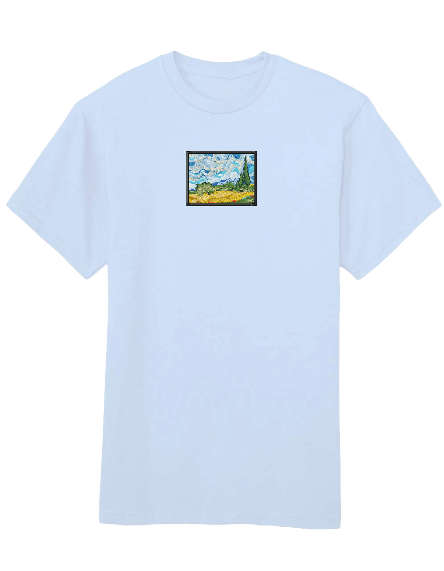 Wheat field with cypresses Van Gogh tricou Picturi