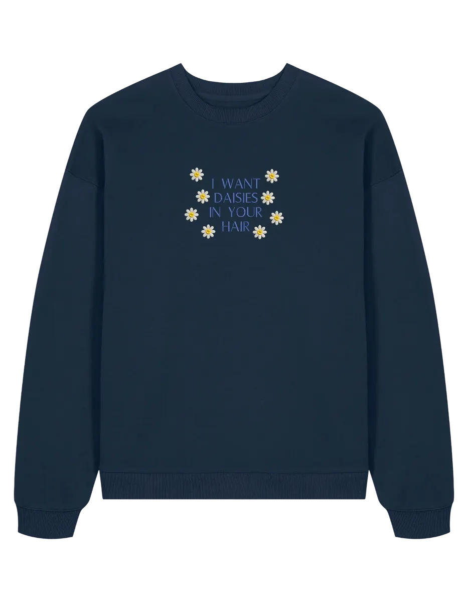 Daisies sweatshirt bookish - Thread Muse