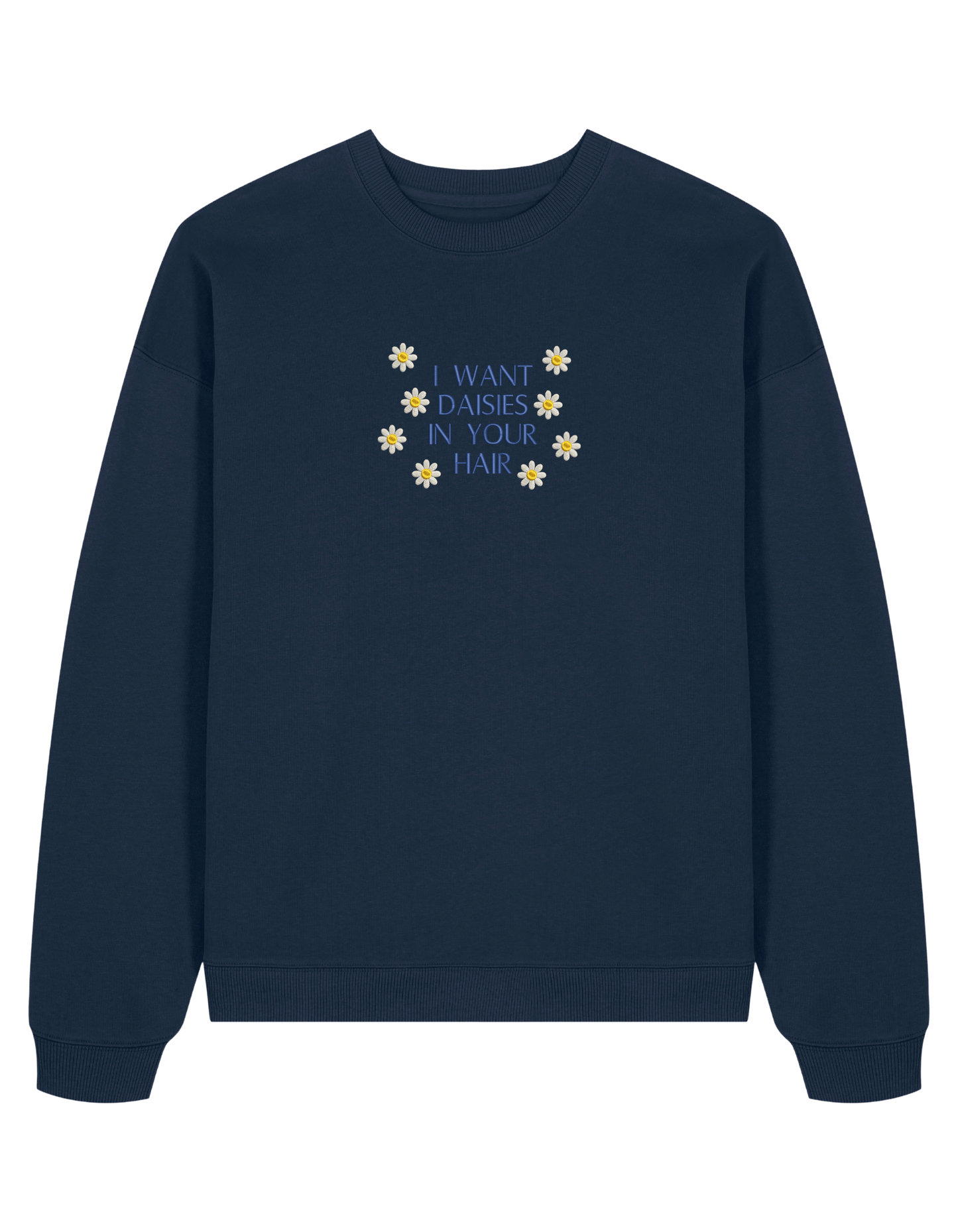 Daisies sweatshirt bookish