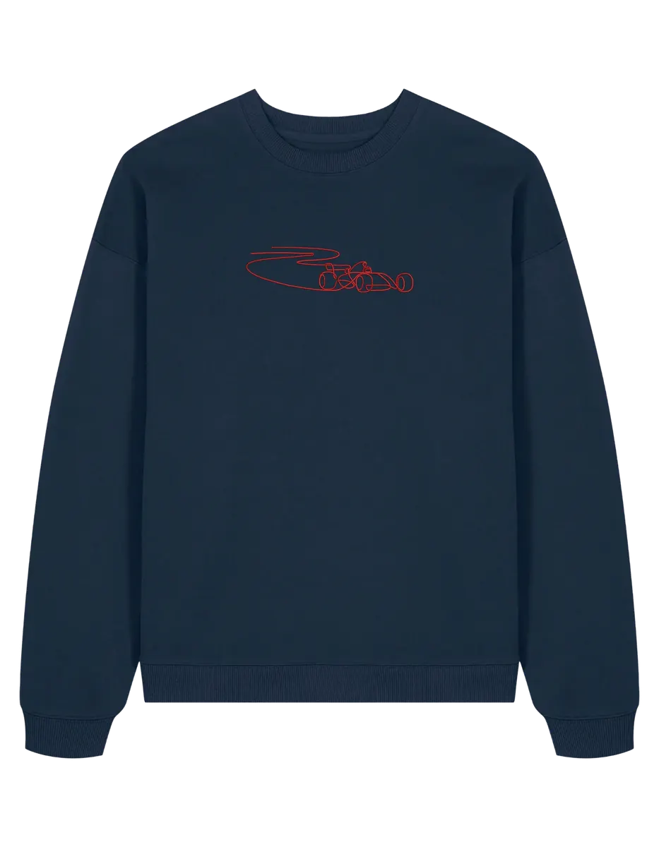 Car outline sweatshirt F1 - Thread Muse