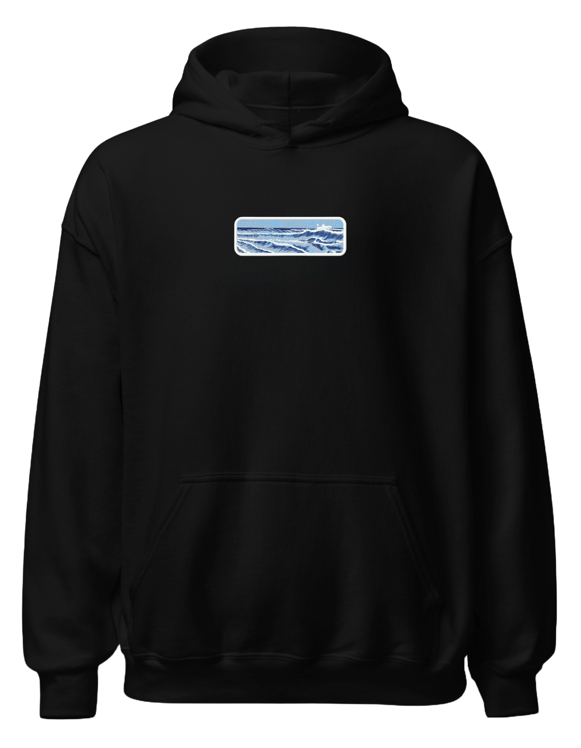 Japanese ocean waves hoodie Picturi - Thread Muse