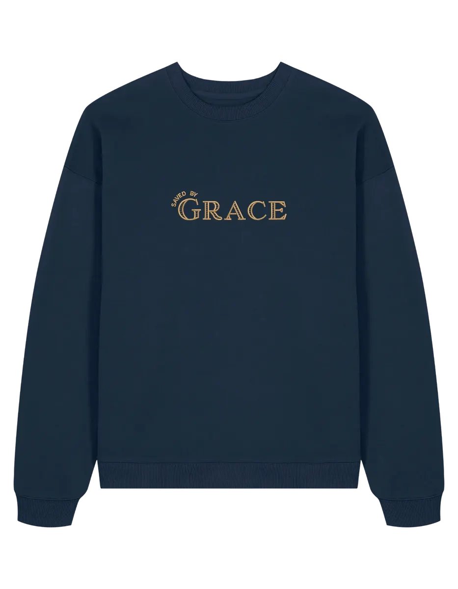 Saved by grace sweatshirt - Thread Muse