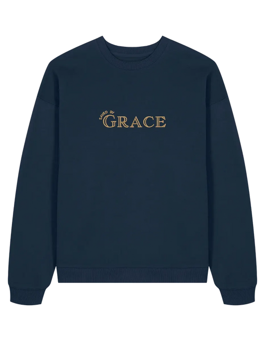 Saved by grace sweatshirt - Thread Muse
