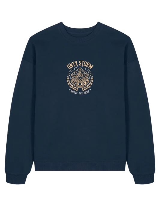 Onyx storm sweatshirt Fourth Wing - Thread Muse