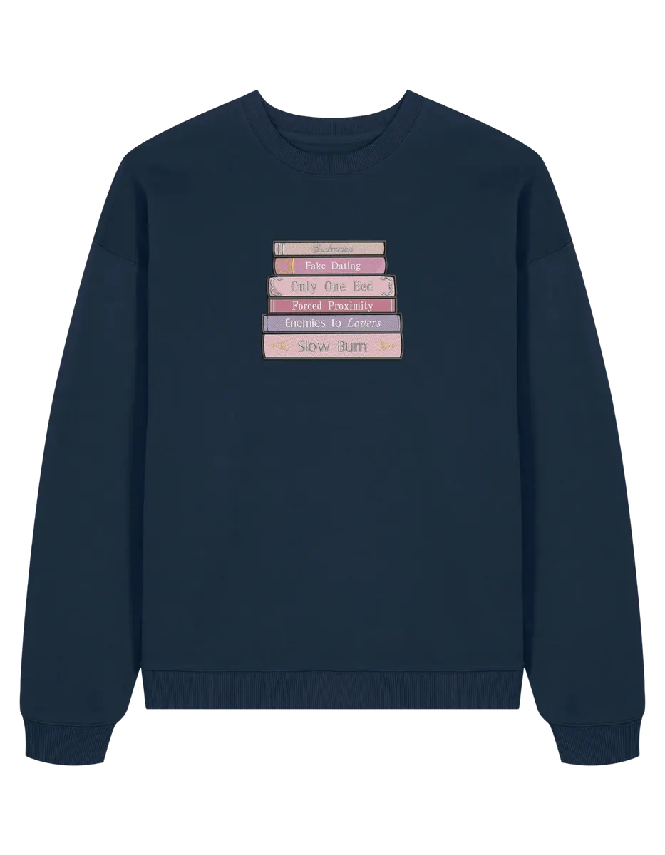 Tropes sweatshirt bookish - Thread Muse