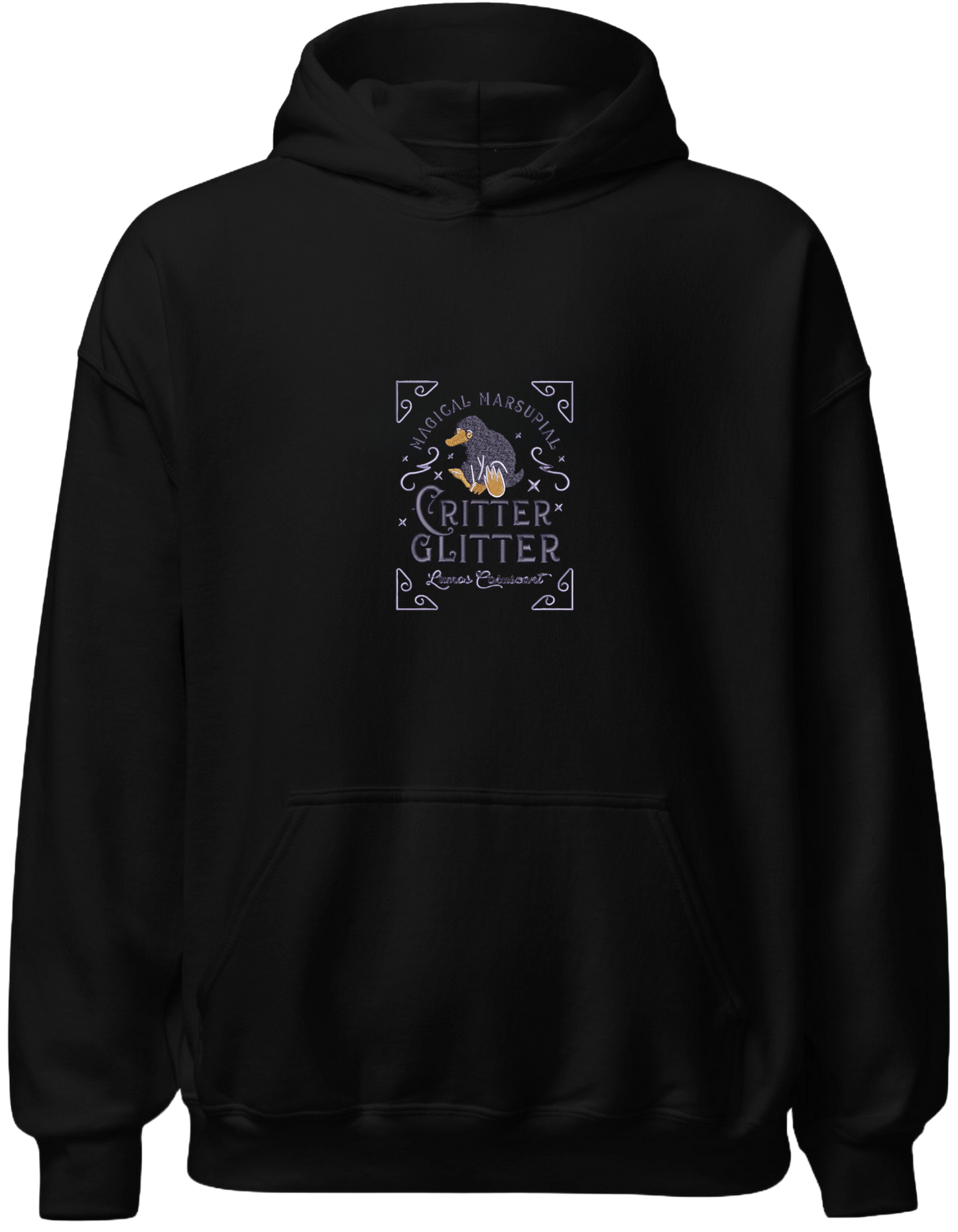 Glitter hoodie Harry Potter - Thread Muse