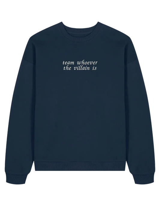 Team villain sweatshirt bookish - Thread Muse
