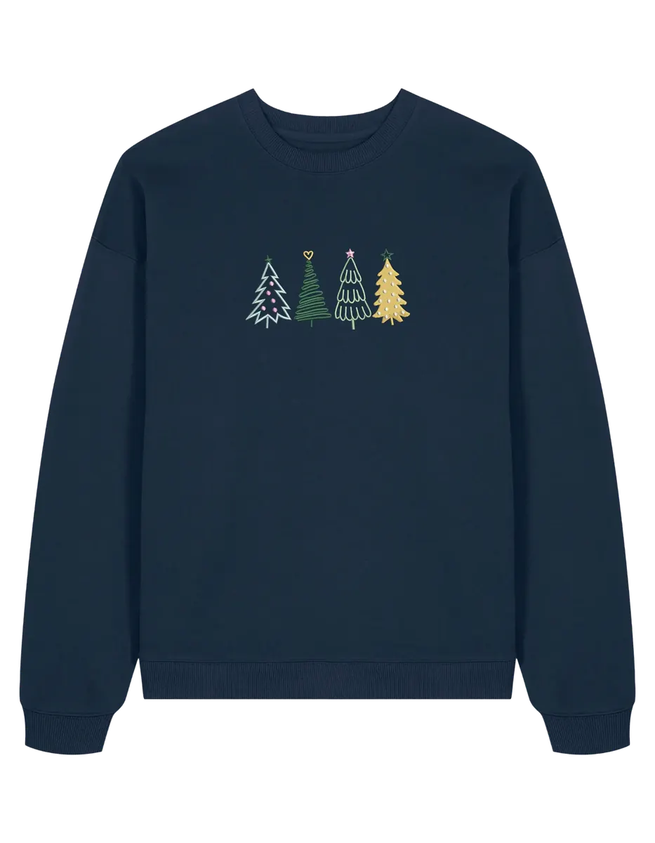 Trees sweatshirt Craciun - Thread Muse