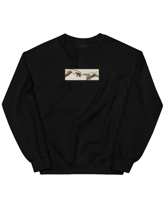 Creation of Adam hands sweatshirt Picturi - Thread Muse