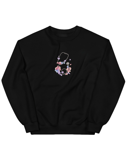 Stetoscop floral sweatshirt - Thread Muse